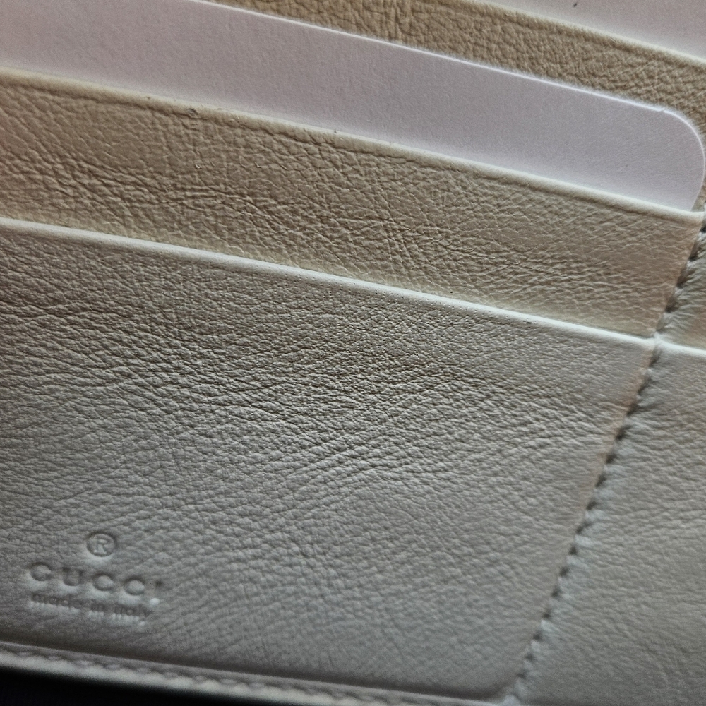 Gucci White Sherry Line Zippy Rajah Long Wallet 🌟FULL INCLUSION🌟 - Picture 4 of 14